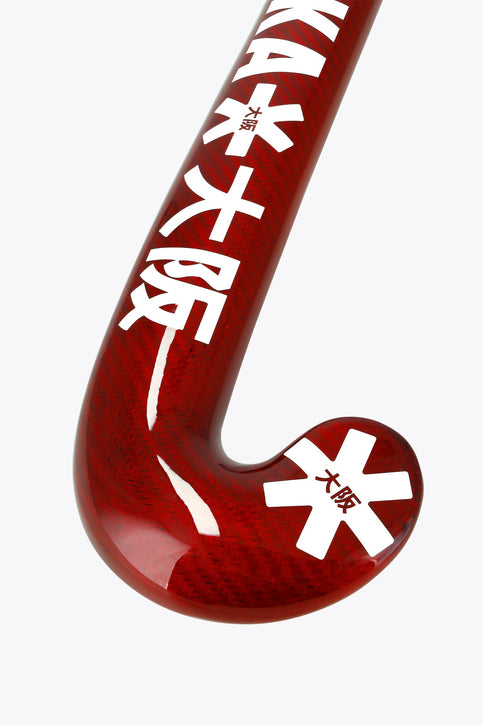 Osaka Field Hockey Stick Low Bow Advanced 85 | Pompeian Red Osaka Field Hockey Stick Low Bow Advanced 85 | Pompeian Red