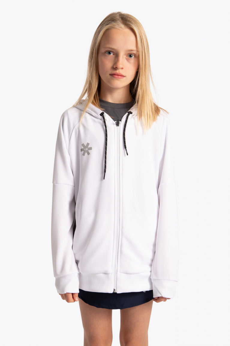 Osaka Kids Training Zip Hoodie | White