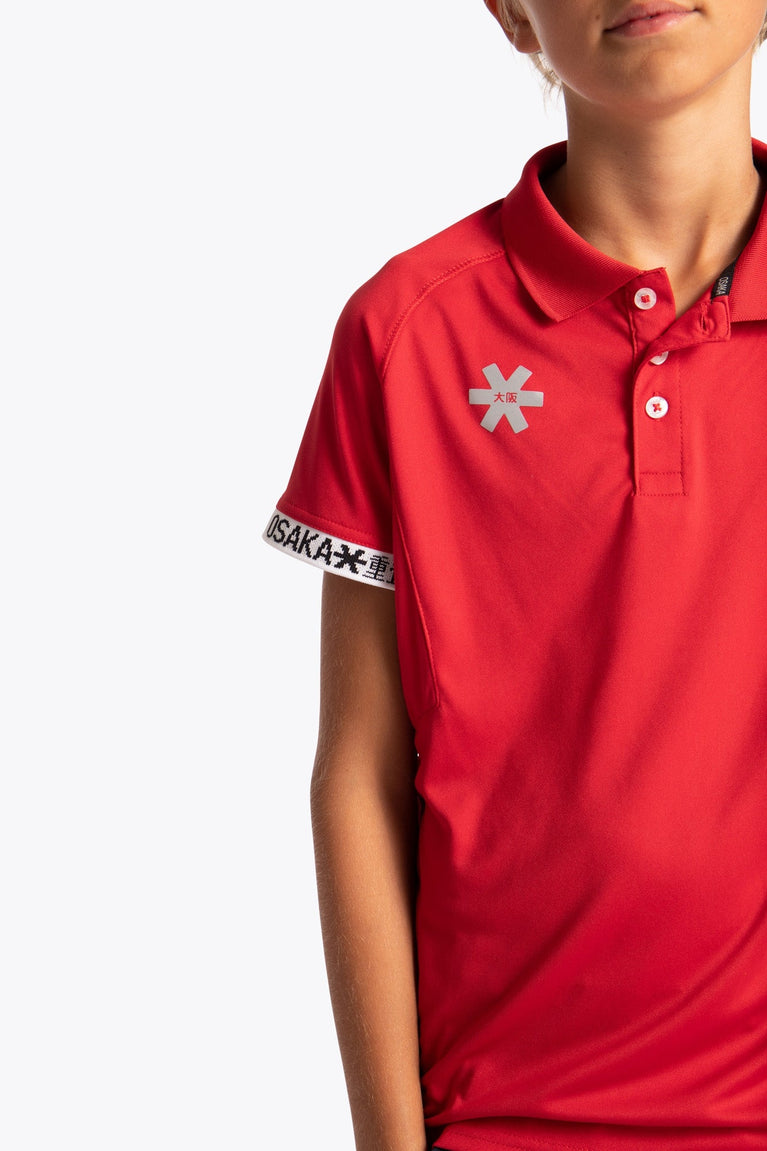 Osaka Kids Polo Jersey | Red