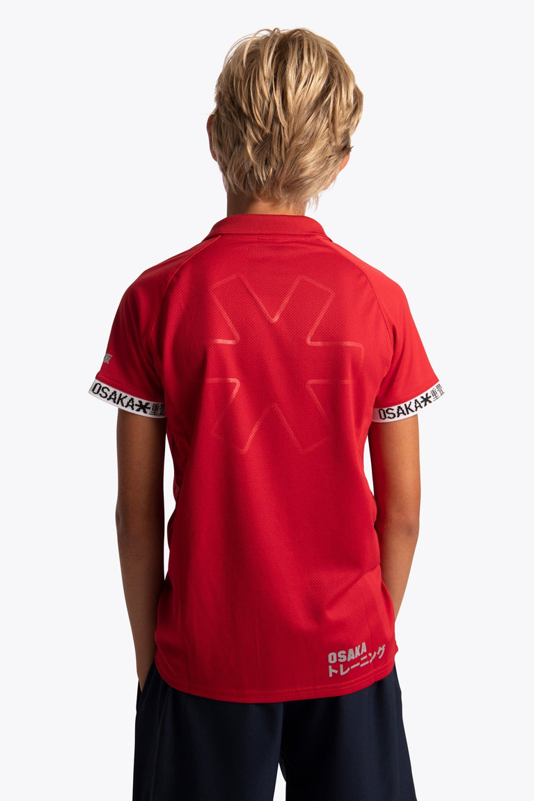 Osaka Kids Polo Jersey | Red