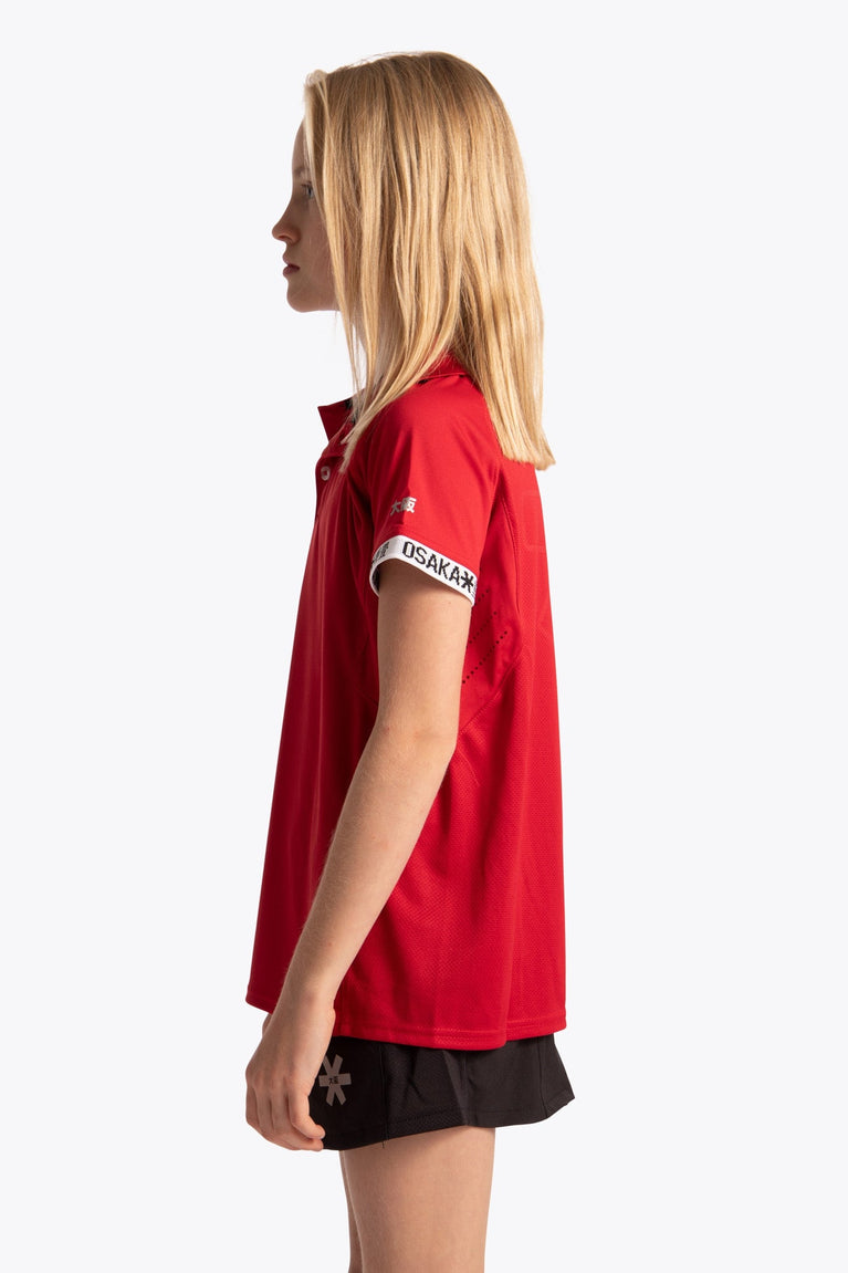 Osaka Kids Polo Jersey | Red