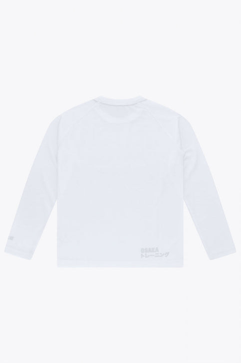 Osaka Kids Training Tee Long Sleeve | White Osaka Kids Training Tee Long Sleeve | White