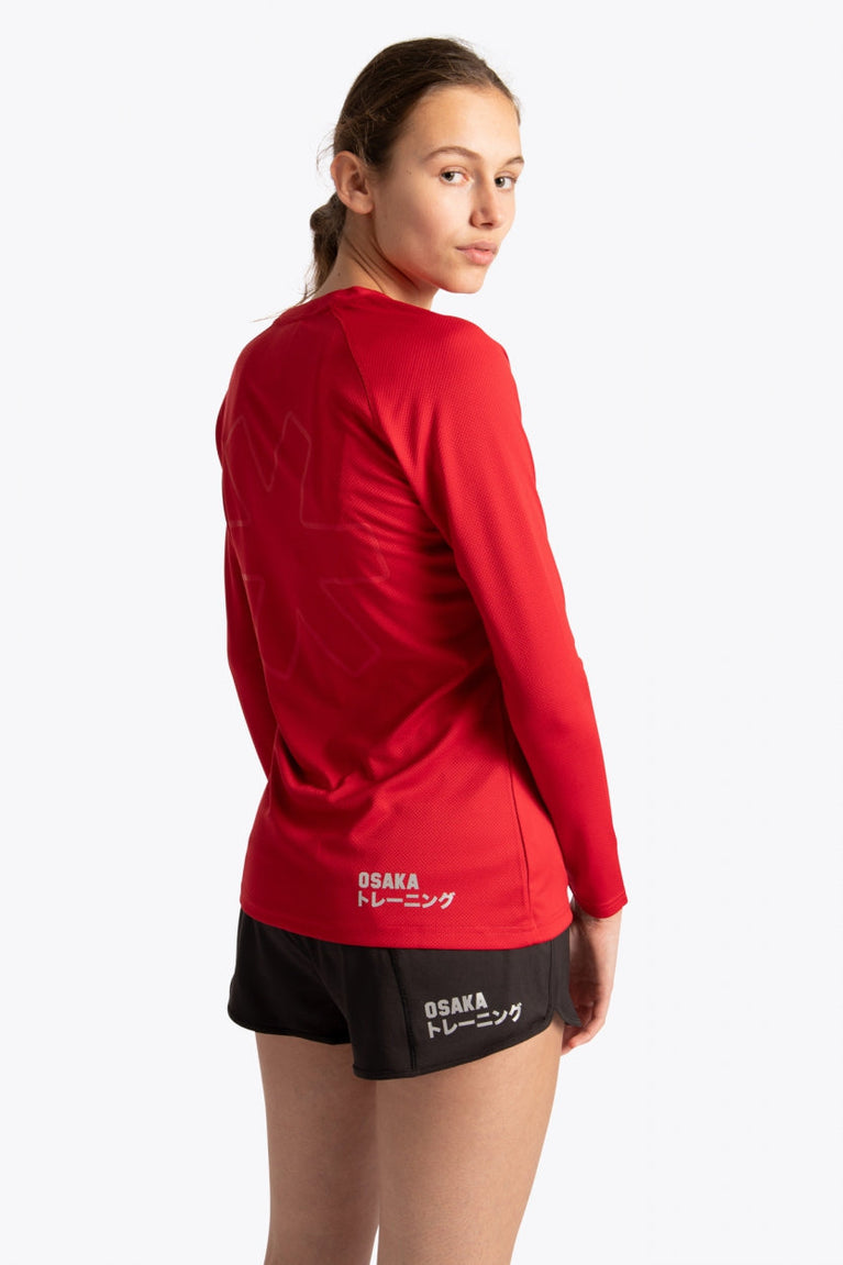 Osaka Women Training Tee Long Sleeve | Red
