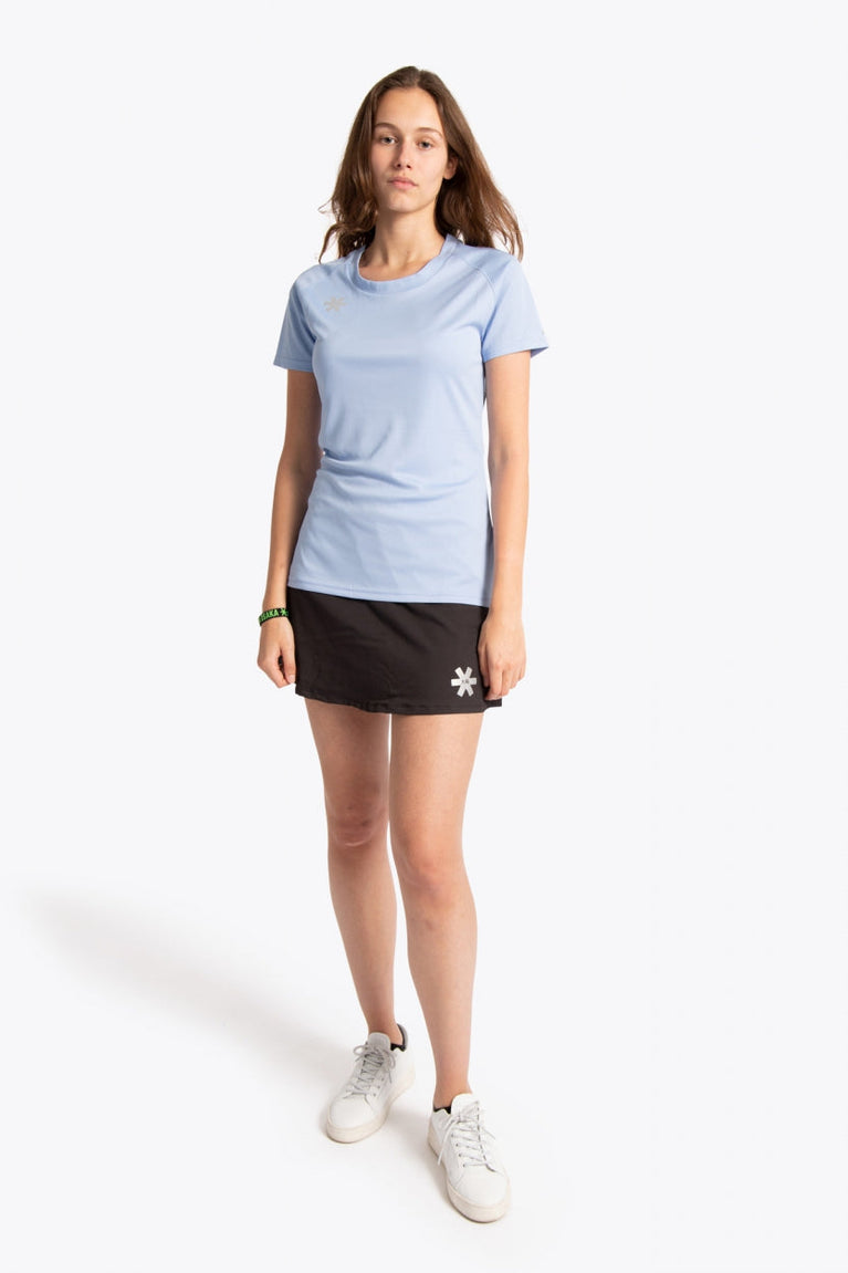 Women Training Tee Short Sleeves S | Sky Blue