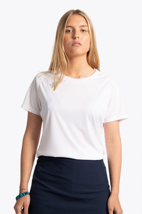 Women Training Tee Short Sleeves | White Women Training Tee Short Sleeves | White