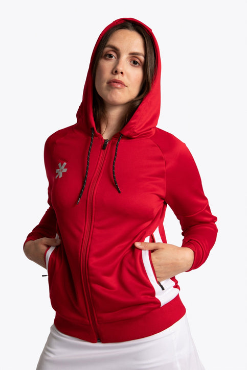 Osaka Women Training Zip Hoodie | Red Osaka Women Training Zip Hoodie | Red