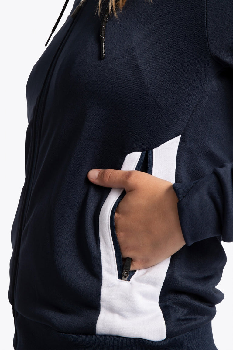 Osaka Women Training Zip Hoodie | Navy