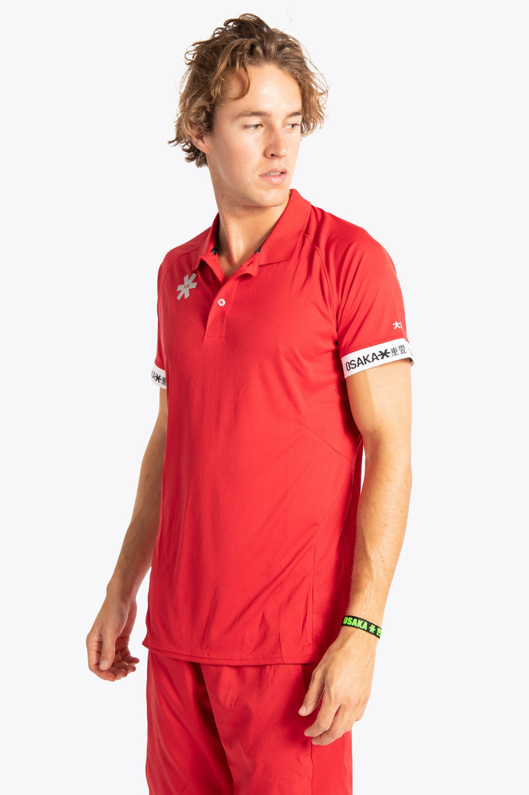 Osaka Men Polo Jersey | Red