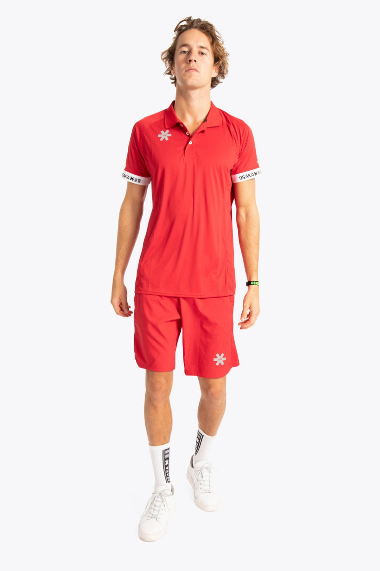 Osaka Men Polo Jersey | Red