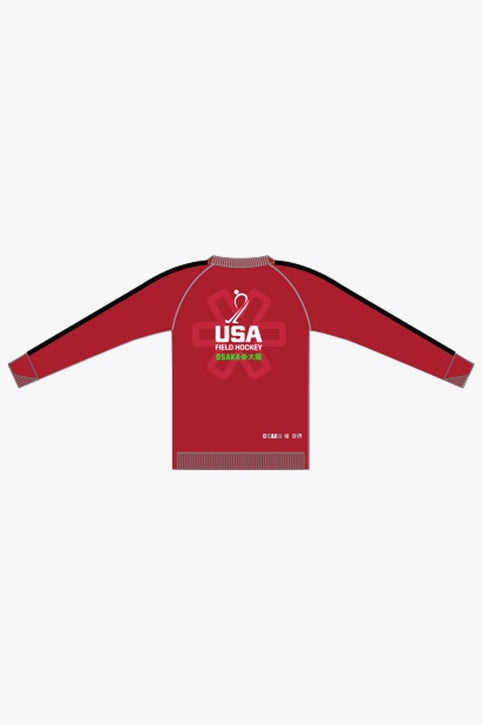 Osaka x Nexus Women Training Sweater | Red Osaka x Nexus Women Training Sweater | Red