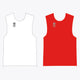 Osaka Reversible Bib | White-Red
