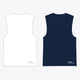 Osaka Reversible Bib | White-Navy