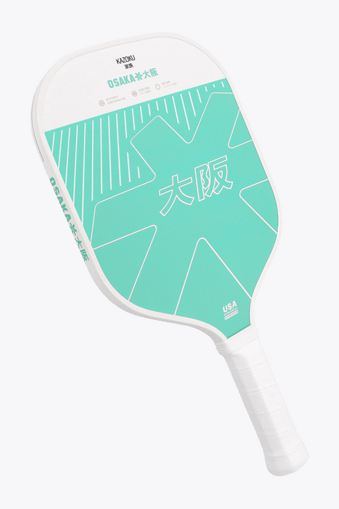 Osaka Pickleball Paddle Kazoku Osaka Kazoku Pickleball Paddle Aquatic Awe – Side View | Beginner to Intermediate pickleball paddle