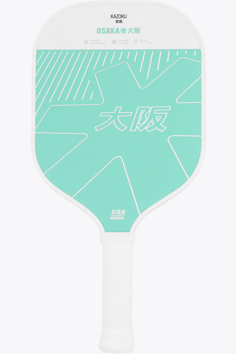 Osaka Pickleball Paddle Kazoku Osaka Kazoku Pickleball Paddle – Aquatic Awe | Glass Fiber, 13mm Thickness