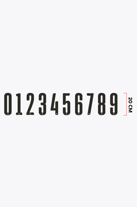 Numbers Large 20cm | Black Numbers Large 20cm | Black
