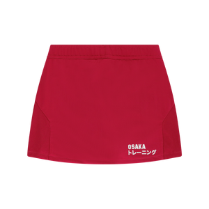 Osaka Women Training Skort #Red | back of skort
