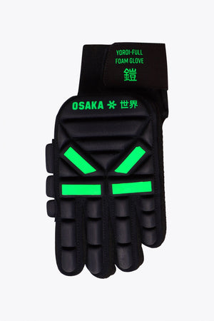 Osaka Hockey Indoor Glove Yoroi Full Foam - Right Hand | Iconic Black