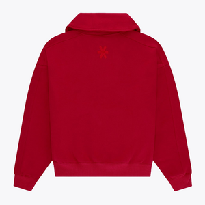 Osaka Women Half Zip Sweater #Red