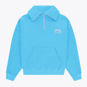 Osaka Women Half Zip Sweater #LightBlue 
