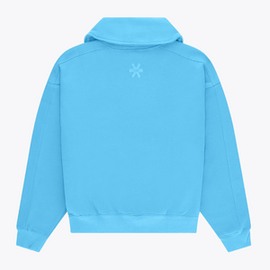 Osaka Women Half Zip Sweater #LightBlue 
