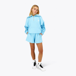 Osaka Women Half Zip Sweater #LightBlue 