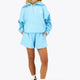 Osaka Women Half Zip Sweater | Blue Topaz