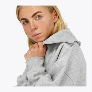 Osaka Women Half Zip Sweater #LightGrey