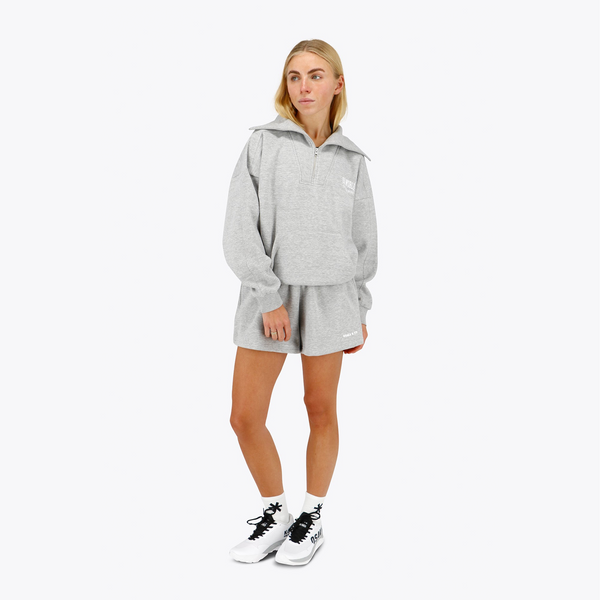 Osaka Women Half Zip Sweater #LightGrey