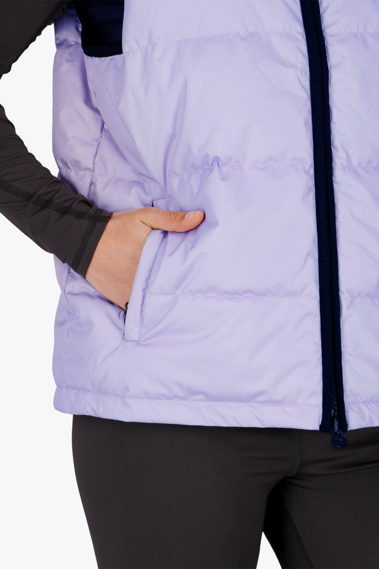 Osaka Women Padded Gilet | Light Purple
