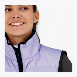 Osaka Women Padded Gilet #LightPurple