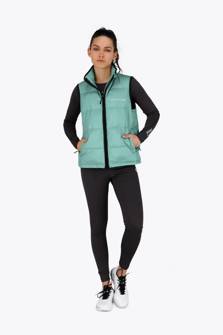 Osaka Women Padded Gilet | Green