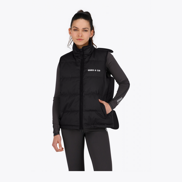 Osaka Women Padded Gilet #Black