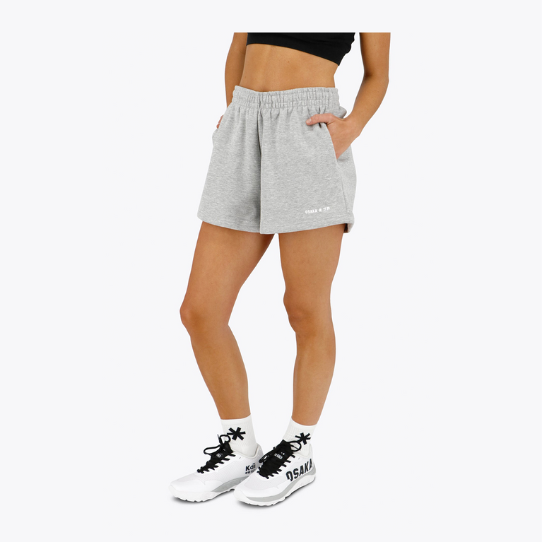 Osaka Women Shorts #LightGrey | front of short on model