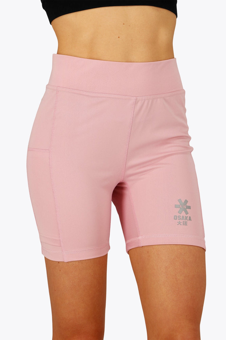 Osaka Women Tech Biker Shorts | Fondant Pink