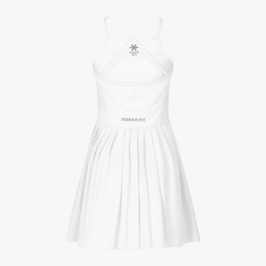 Osaka Women Pleated Tech Dress #White