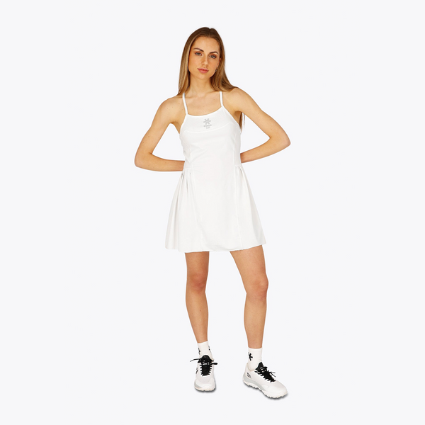 Osaka Women Pleated Tech Dress #White
