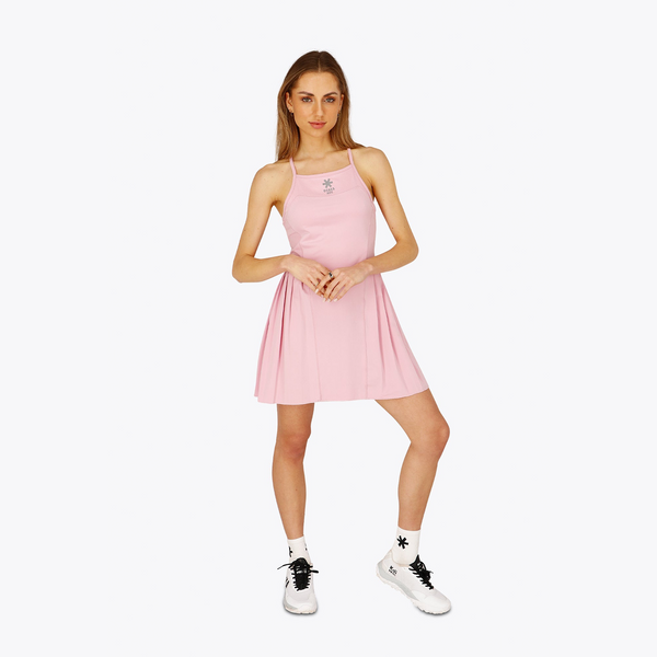 Osaka Women Pleated Tech Dress #FondantPink