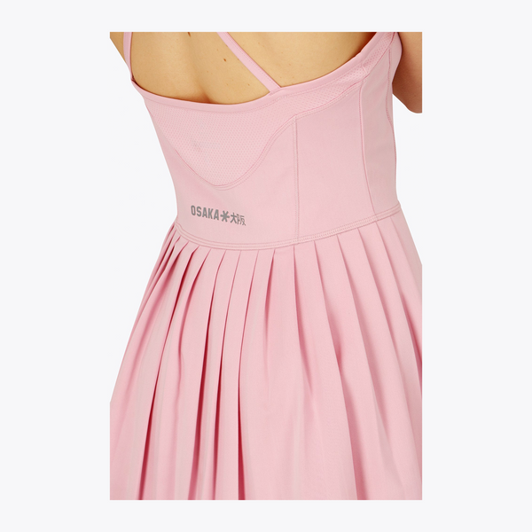 Osaka Women Pleated Tech Dress #FondantPink