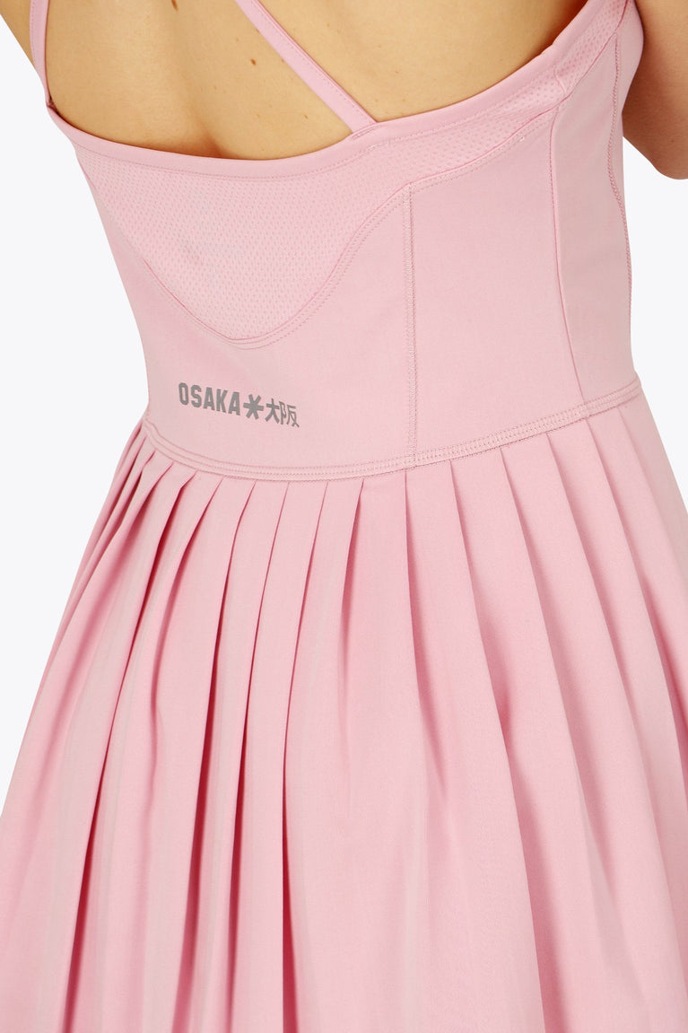 Osaka Women Pleated Tech Dress | Fondant Pink