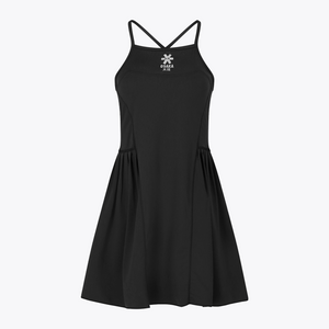 Osaka Women Pleated Tech Dress #Black