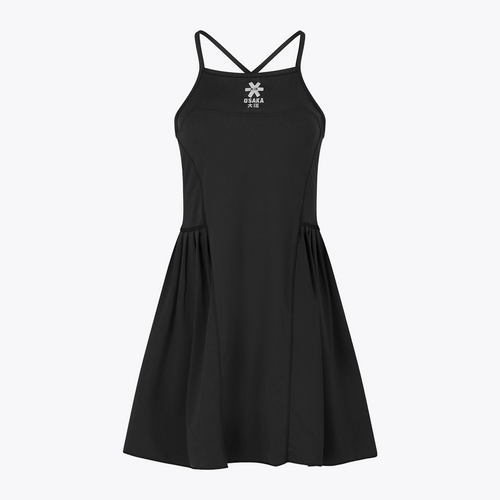 Osaka Women Pleated Tech Dress #Black
