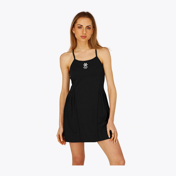 Osaka Women Pleated Tech Dress #Black