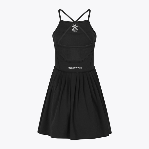 Osaka Women Pleated Tech Dress #Black