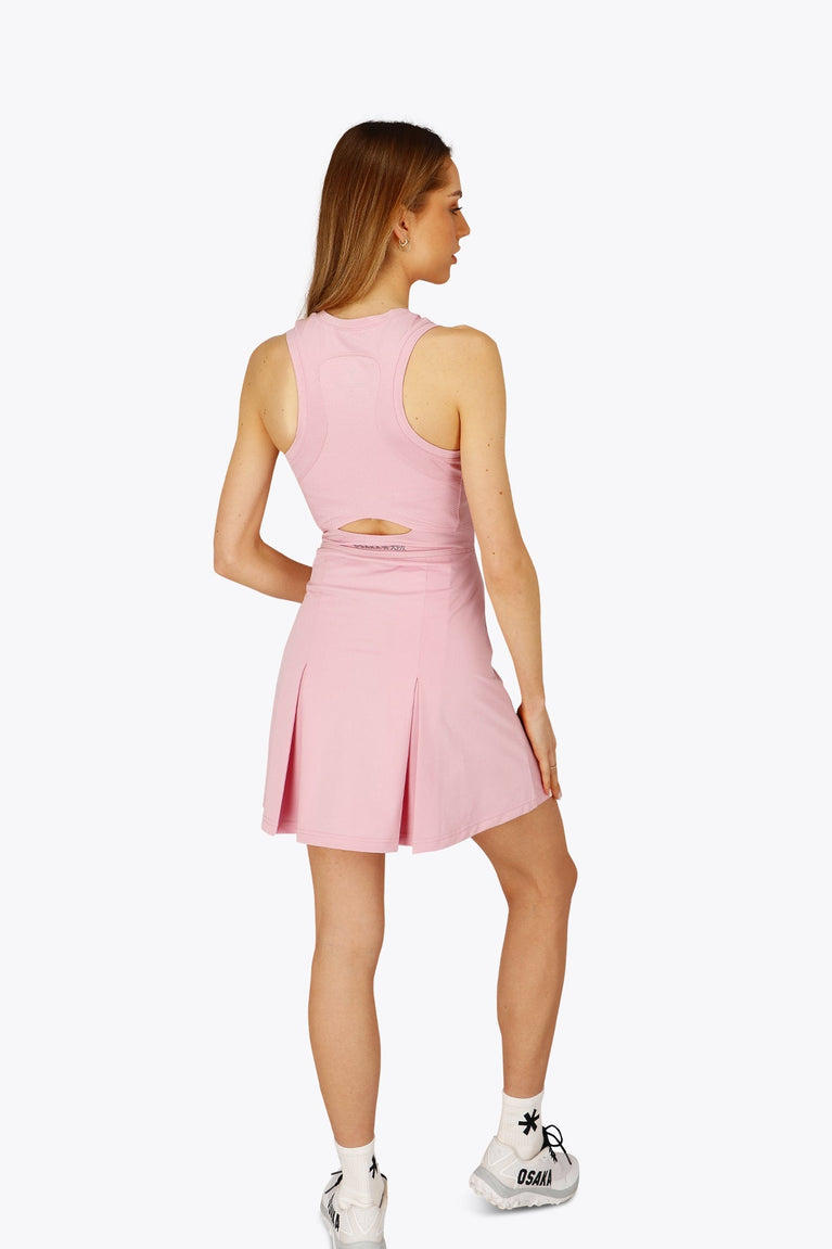 Osaka Women Floucy Dress | Fondant Pink