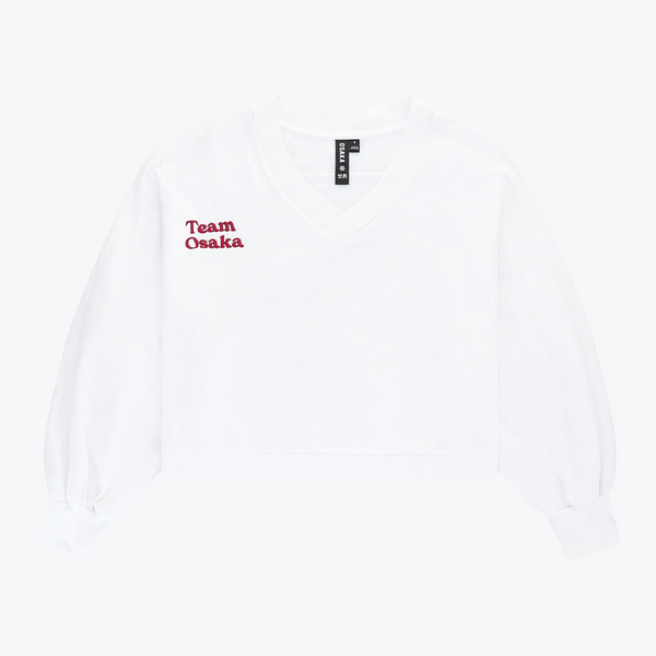 Women V Neck Cropped Sweater