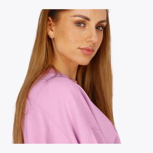 Osaka Women Cropped Sweater #BegoniaPink
