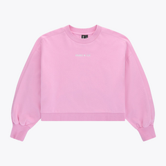 Osaka Women Cropped Sweater #BegoniaPink