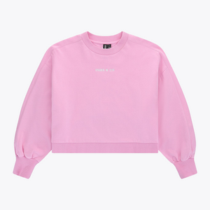Osaka Women Cropped Sweater #BegoniaPink
