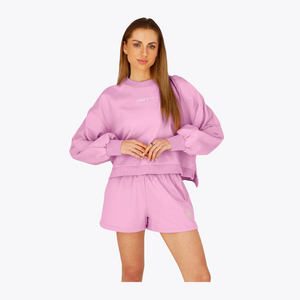 Osaka Women Cropped Sweater #BegoniaPink
