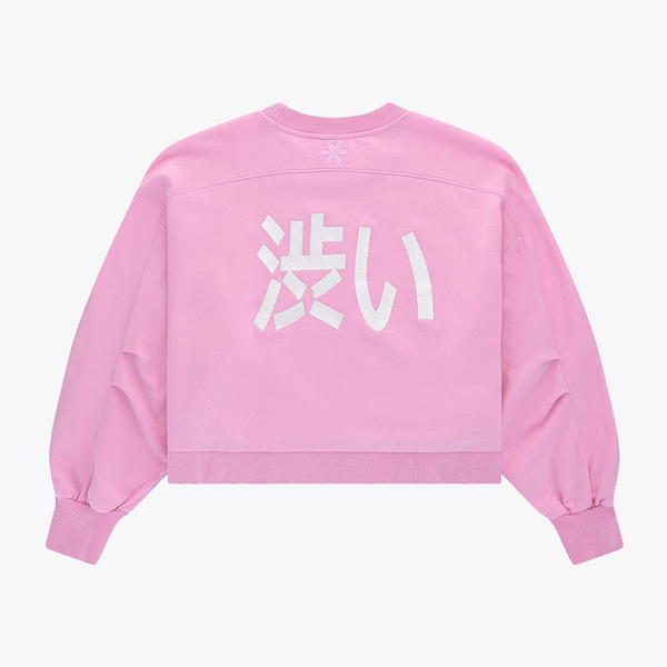 Osaka Women Cropped Sweater #BegoniaPink